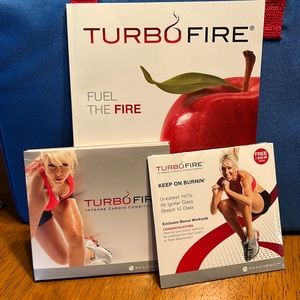 TurboFire DVDs and book